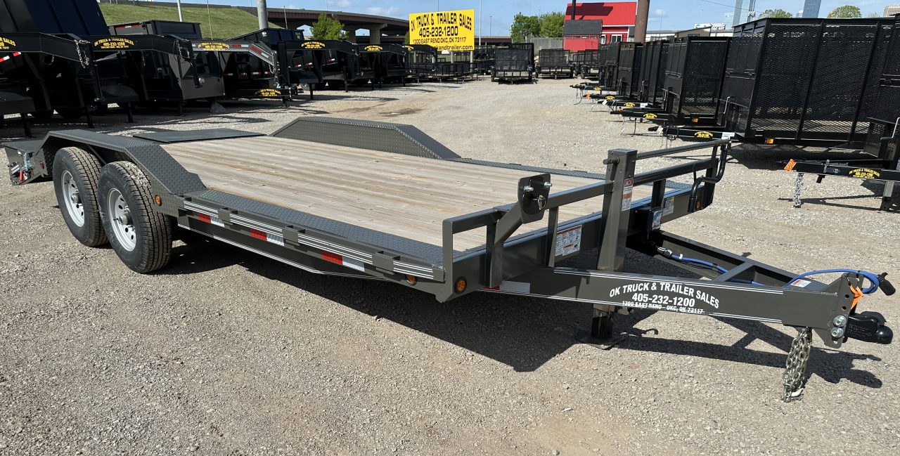 New 2026 East Texas Trailers 102x20 Bumperpull 7k Drive Over Mini Macho Dove Equipment Trailer
