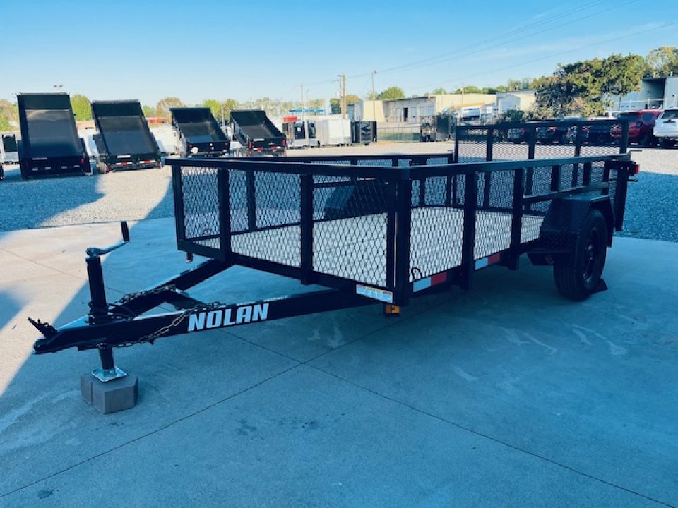 New 2026 Nolan 6X12 Utility Trailer 3K w/2ft Mesh