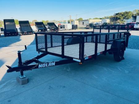 New 2026 Nolan 6X12 Utility Trailer 3K w/2ft Mesh