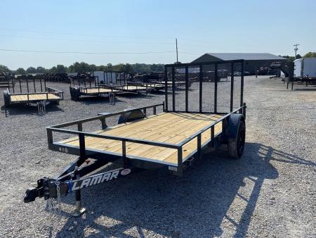 New 2026 Lamar Utility Trailer | 83" x 12' | 3k GVWR