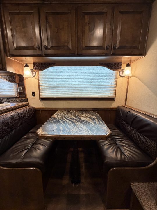 Used 2019 Twister 4 Horse Gooseneck Living Quarters Horse Trailer