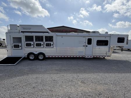 Used 2019 Twister 4 Horse Gooseneck Living Quarters Horse Trailer