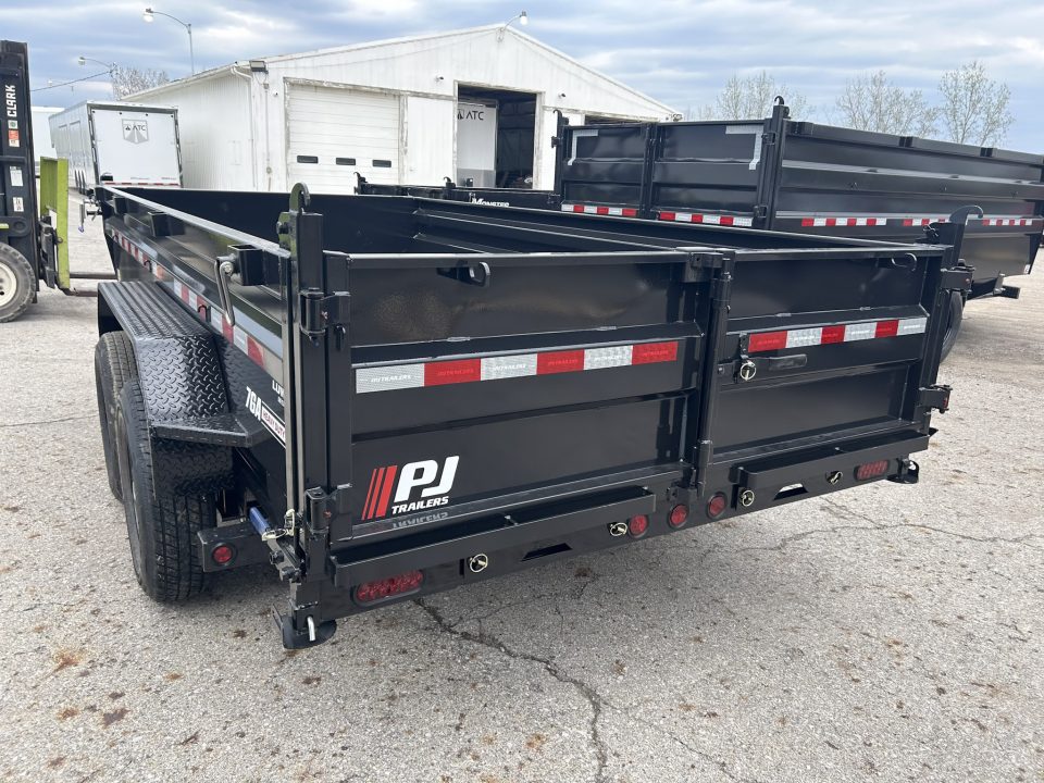 New 2026 PJ Trailers 7 X 14 LOW PRO DUMP TRAILER I-BEAM FRAME 14K GVWR