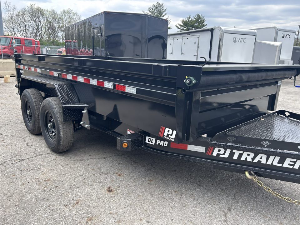 New 2026 PJ Trailers 7 X 14 LOW PRO DUMP TRAILER I-BEAM FRAME 14K GVWR