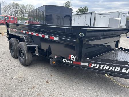 New 2026 PJ Trailers 7 X 14 LOW PRO DUMP TRAILER I-BEAM FRAME 14K GVWR