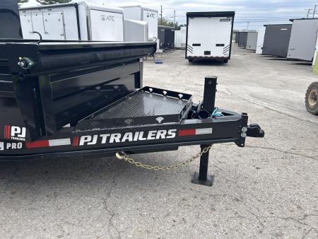 New 2026 PJ Trailers 7 X 14 LOW PRO DUMP TRAILER I-BEAM FRAME 14K GVWR