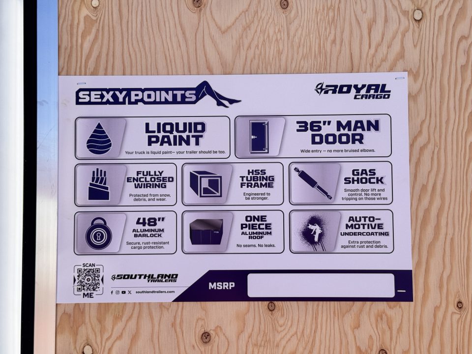 New 2026 Royal Cargo Trailers 7-16-1.5V Enclosed 7K GVWR