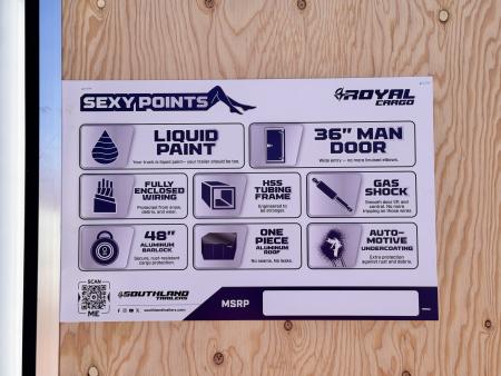 New 2026 Royal Cargo Trailers 7-16-1.5V Enclosed 7K GVWR