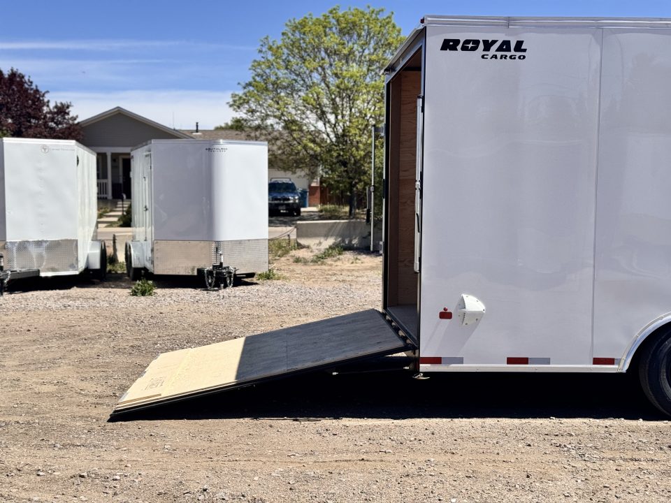 New 2026 Royal Cargo Trailers 8-24-1.5V Enclosed Car Hauler W/ Escape Door