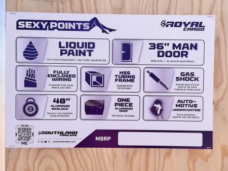 New 2026 Royal Cargo Trailers 8-24-1.5V Enclosed Car Hauler W/ Escape Door