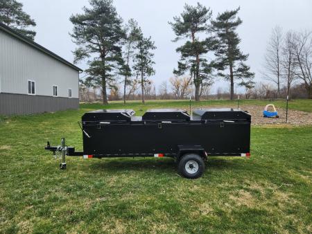 New 2026 Meadowcreek BBQ96LID-slideout BBQ Trailer