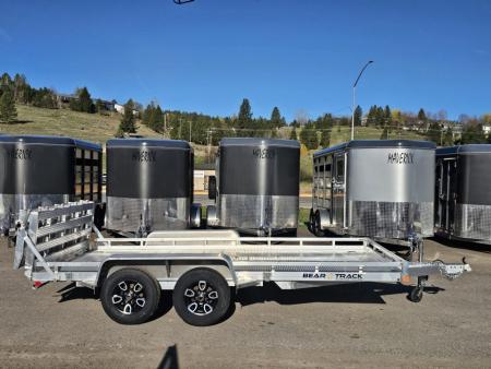 New 2026 Bear Track 14' 7k Aluminum Utility Trailer