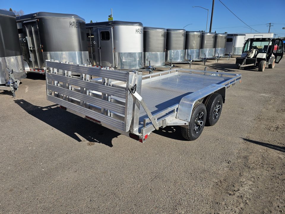 New 2026 Bear Track 14' 7k Aluminum Utility Trailer