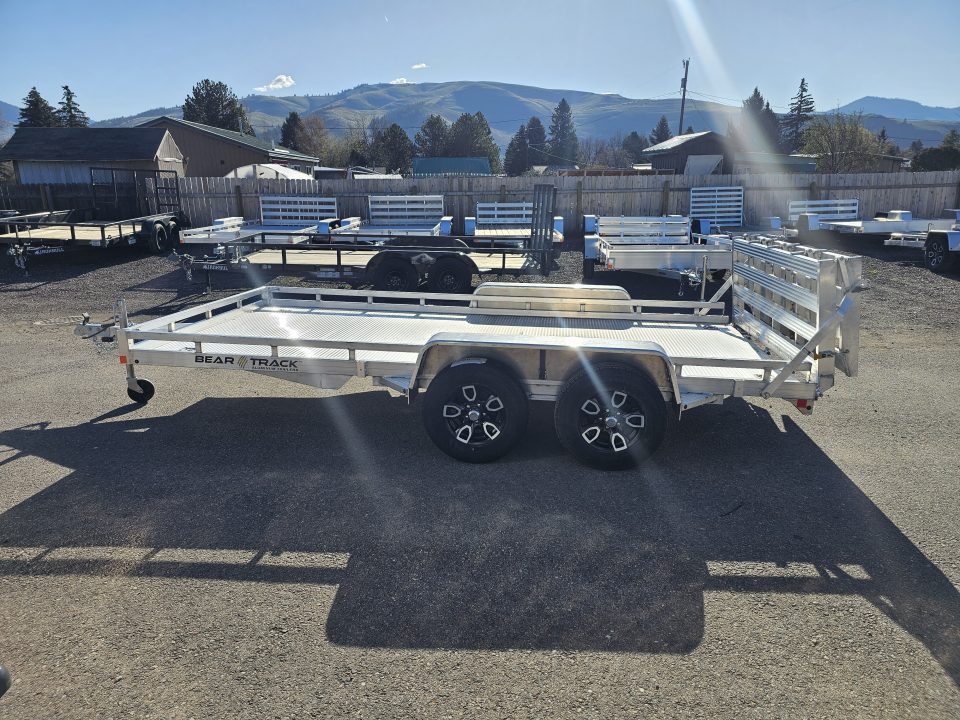 New 2026 Bear Track 14' 7k Aluminum Utility Trailer