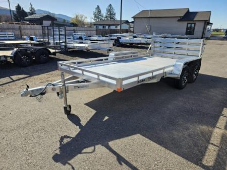 New 2026 Bear Track 14' 7k Aluminum Utility Trailer