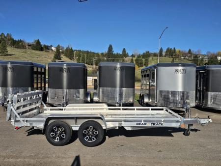 New 2026 Bear Track 14' 7k Aluminum Utility Trailer