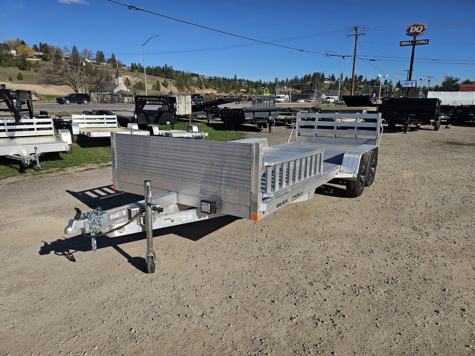 New 2026 Bear Track 18' 7k Side Load Aluminum Utility Trailer