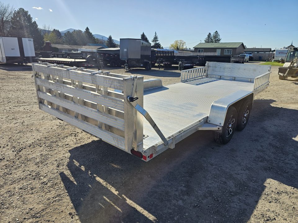 New 2026 Bear Track 18' 7k Side Load Aluminum Utility Trailer