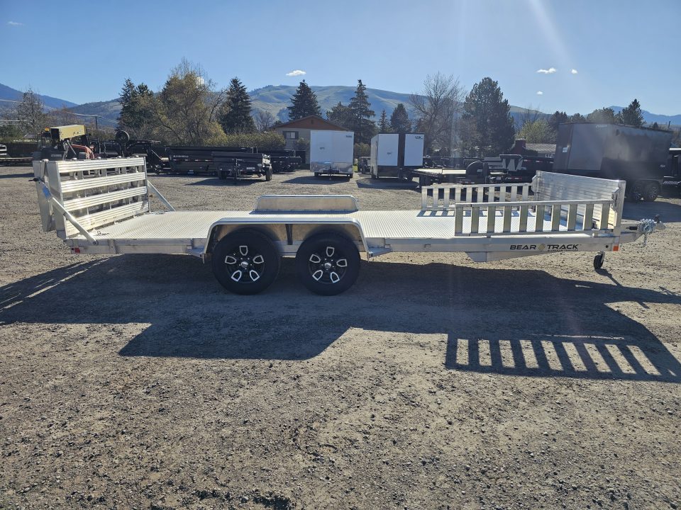 New 2026 Bear Track 18' 7k Side Load Aluminum Utility Trailer