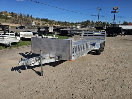 New 2026 Bear Track 18' 7k Side Load Aluminum Utility Trailer