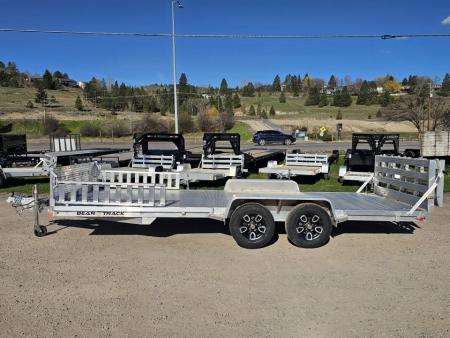 New 2026 Bear Track 18' 7k Side Load Aluminum Utility Trailer