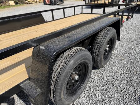 New 2026 Down 2 Earth Utility Trailer 76X16 SPRING ASSIST FOLD FORWARD GATE