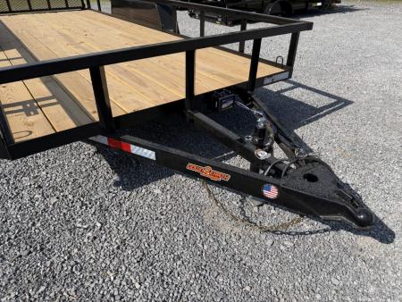 New 2026 Down 2 Earth Utility Trailer 76X16 SPRING ASSIST FOLD FORWARD GATE