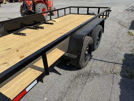 New 2026 Down 2 Earth Utility Trailer 76X16 SPRING ASSIST FOLD FORWARD GATE