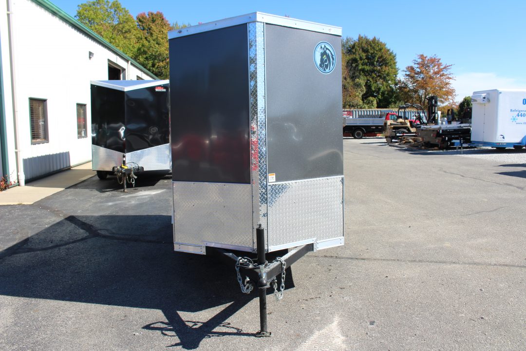 New 2026 Darkhorse Cargo DHW 5' x 8' Enclosed Trailer - Double Rear Door - 6' Interior Height - 2990# GVW