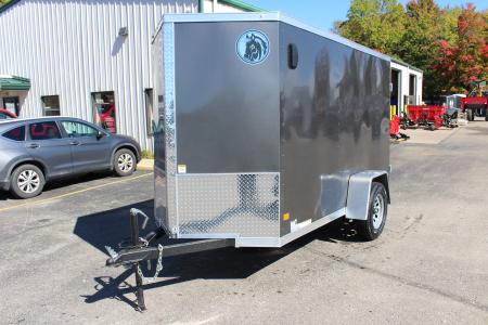 New 2026 Darkhorse Cargo DHW 5' x 8' Enclosed Trailer - Double Rear Door - 6' Interior Height - 2990# GVW