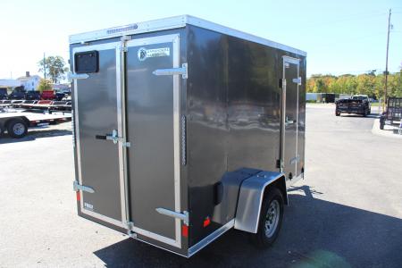 New 2026 Darkhorse Cargo DHW 5' x 8' Enclosed Trailer - Double Rear Door - 6' Interior Height - 2990# GVW