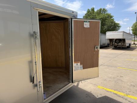 New #055407 2026 FOREST RIVER SA 5 X 10 SINGLE AXLE 3K ENCLOSED W/ REAR RAMP DOOR