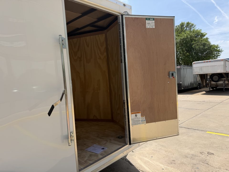 New #097209 2026 FOREST RIVER TA3 7 X 14 TANDEM AXLE 10K ENCLOSED W/ REAR RAMP DOOR