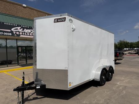 New #097209 2026 FOREST RIVER TA3 7 X 14 TANDEM AXLE 10K ENCLOSED W/ REAR RAMP DOOR