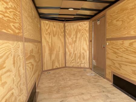 New #097209 2026 FOREST RIVER TA3 7 X 14 TANDEM AXLE 10K ENCLOSED W/ REAR RAMP DOOR
