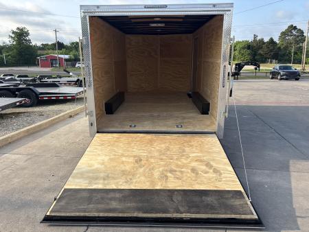 New #056077 2026 FOREST RIVER TA3 8.5 X 16 TANDEM AXLE 10K ENCLOSED W/ REAR RAMP DOOR