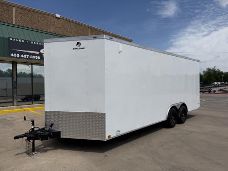 New #008966 2026 STALLION TA3 8.5 X 20 TANDEM AXLE 10K ENCLOSED W/ REAR RAMP DOOR