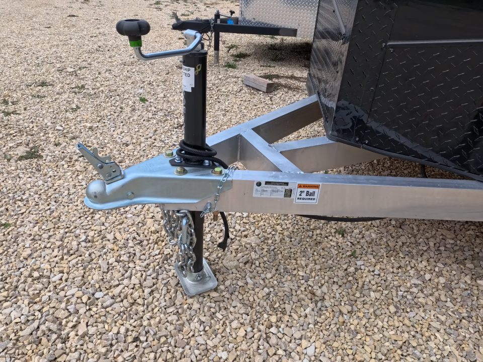 New 2026 Stealth Trailers 6 x 12 x 6.6 Cobra Flat Top V-Nose, Single Axle with 3,500 lb. Spring Axle
