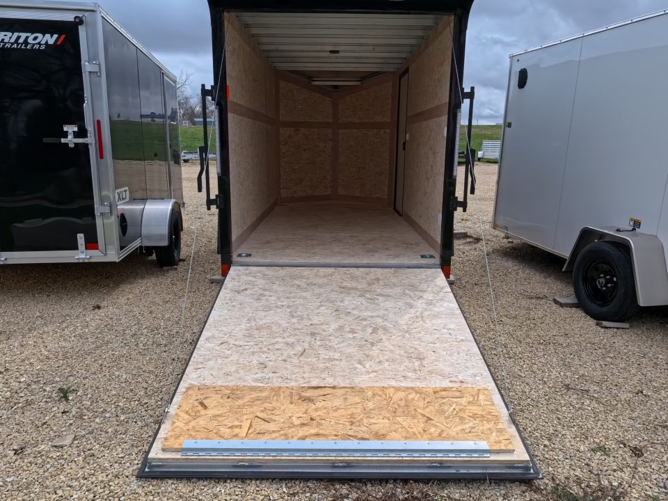 New 2026 Stealth Trailers 6 x 12 x 6.6 Cobra Flat Top V-Nose, Single Axle with 3,500 lb. Spring Axle