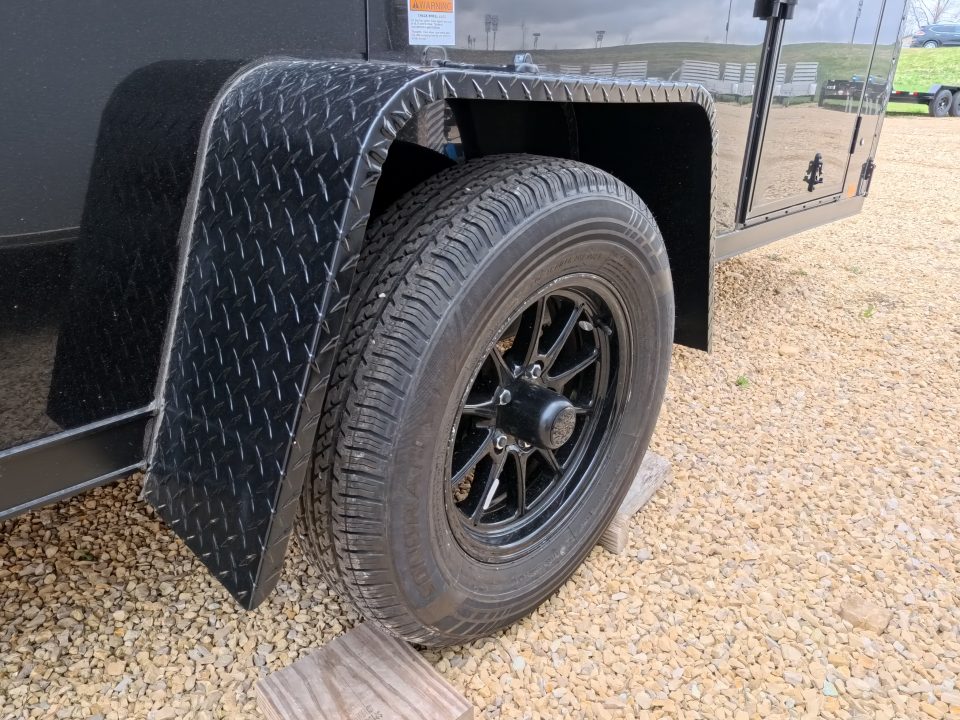 New 2026 Stealth Trailers 6 x 12 x 6.6 Cobra Flat Top V-Nose, Single Axle with 3,500 lb. Spring Axle