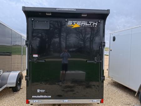 New 2026 Stealth Trailers 6 x 12 x 6.6 Cobra Flat Top V-Nose, Single Axle with 3,500 lb. Spring Axle