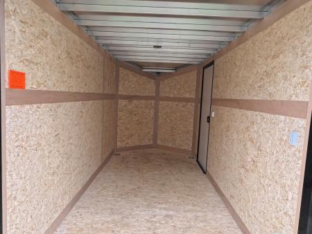 New 2026 Stealth Trailers 6 x 12 x 6.6 Cobra Flat Top V-Nose, Single Axle with 3,500 lb. Spring Axle