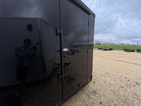 New 2026 Stealth Trailers 6 x 12 x 6.6 Cobra Flat Top V-Nose, Single Axle with 3,500 lb. Spring Axle