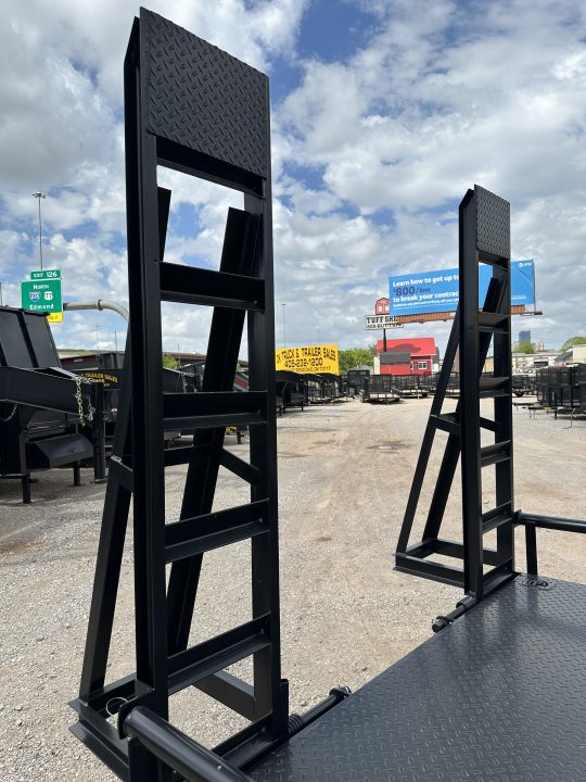 New 2026 Road Boss 83" x 20' Heavy Duty, Pipe Top, Stand Up Ramp Steel Floor Equipment Trailer