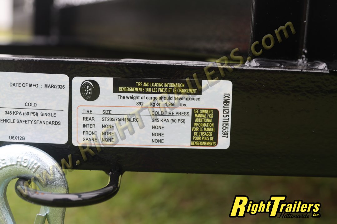 New 2026 6X12 Triple Crown Utility Trailer