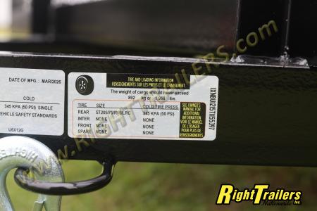 New 2026 6X12 Triple Crown Utility Trailer
