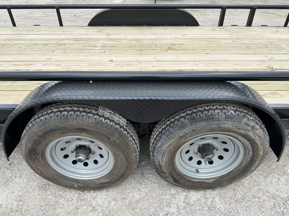 New 2026 Road Boss 83" x 18' Medium Duty, Pipe Top & Slide in Ramp Equipment Trailer