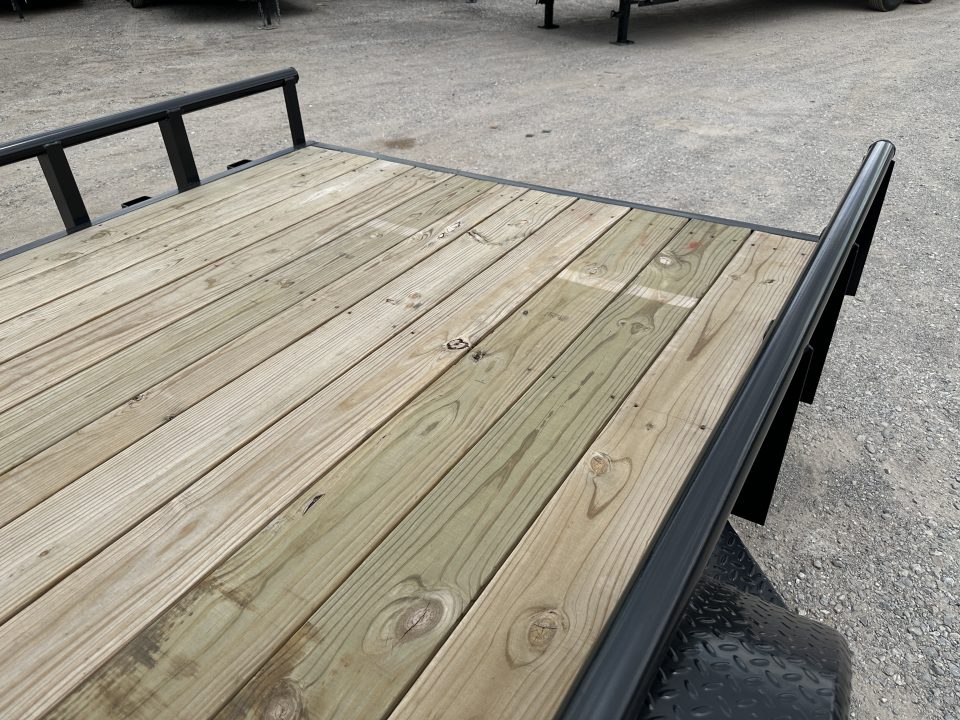 New 2026 Road Boss 83" x 18' Medium Duty, Pipe Top & Slide in Ramp Equipment Trailer