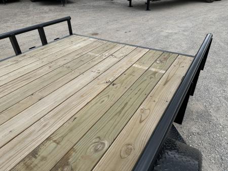 New 2026 Road Boss 83" x 18' Medium Duty, Pipe Top & Slide in Ramp Equipment Trailer