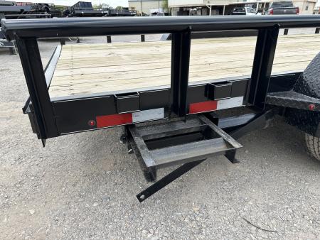 New 2026 Road Boss 83" x 18' Medium Duty, Pipe Top & Slide in Ramp Equipment Trailer